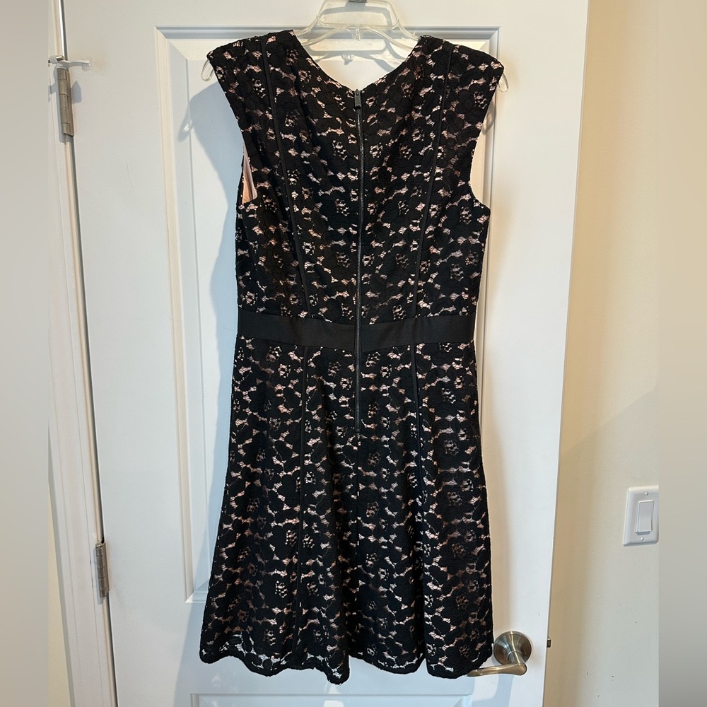 Black lace dress